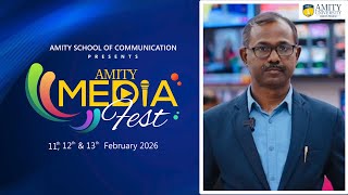 Neeraj Rajput, Defence Journalist &amp; War Author, ABP News at Amity Media Fest 2026 | Amity Gwalior