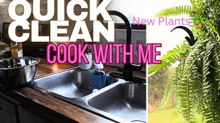 ✨️NEW✨️ QUICK CLEAN | COOK WITH ME | SINGLEWIDE LIVING