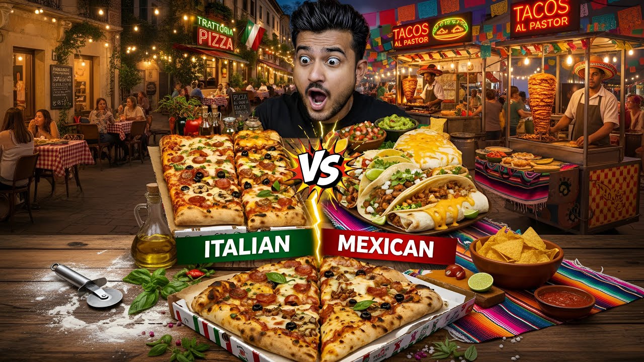 BURRATA PIZZA, BOAT PIZZA, BUNNY CHOW, CHEESE BOSS BURRITO, MARGHERITA PIZZA STICKS MUKBANG