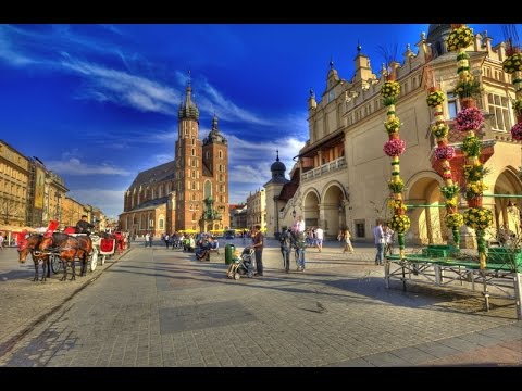 Польша. Краков — бывшая столица Польши и один из красивейших городов  Европы. - YouTube