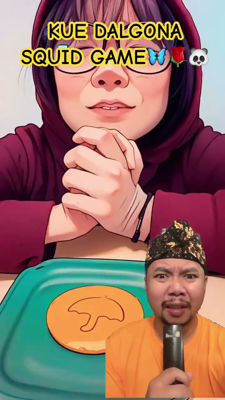 KUE DALGONA SQUID GAME PAYUNG!!??? #comedy #komedi #shortsfeed #funny #lucu