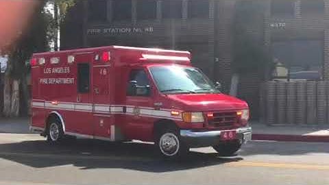 Lafd rescue 46 responding code 3