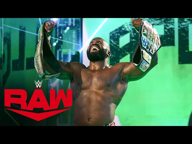 Apollo Crews vs. MVP – United States Championship Match: Raw, Aug. 3, 2020 class=