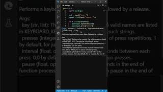 Create text spam in python #shots