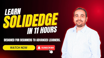 Learn Solid Edge in Just 11 Hours | Complete Solid Edge Tutorial for Beginners to Advanced