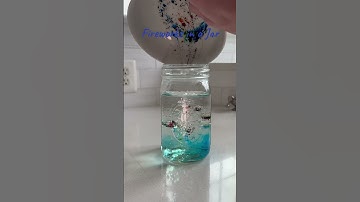 4th of July Activity for Kids: Fireworks in a Jar Science Experiment