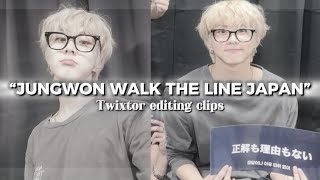 Jungwon Walk The Line Japan Clips For Edit Hd Twixtor Clips Rsyxoj Scenepack