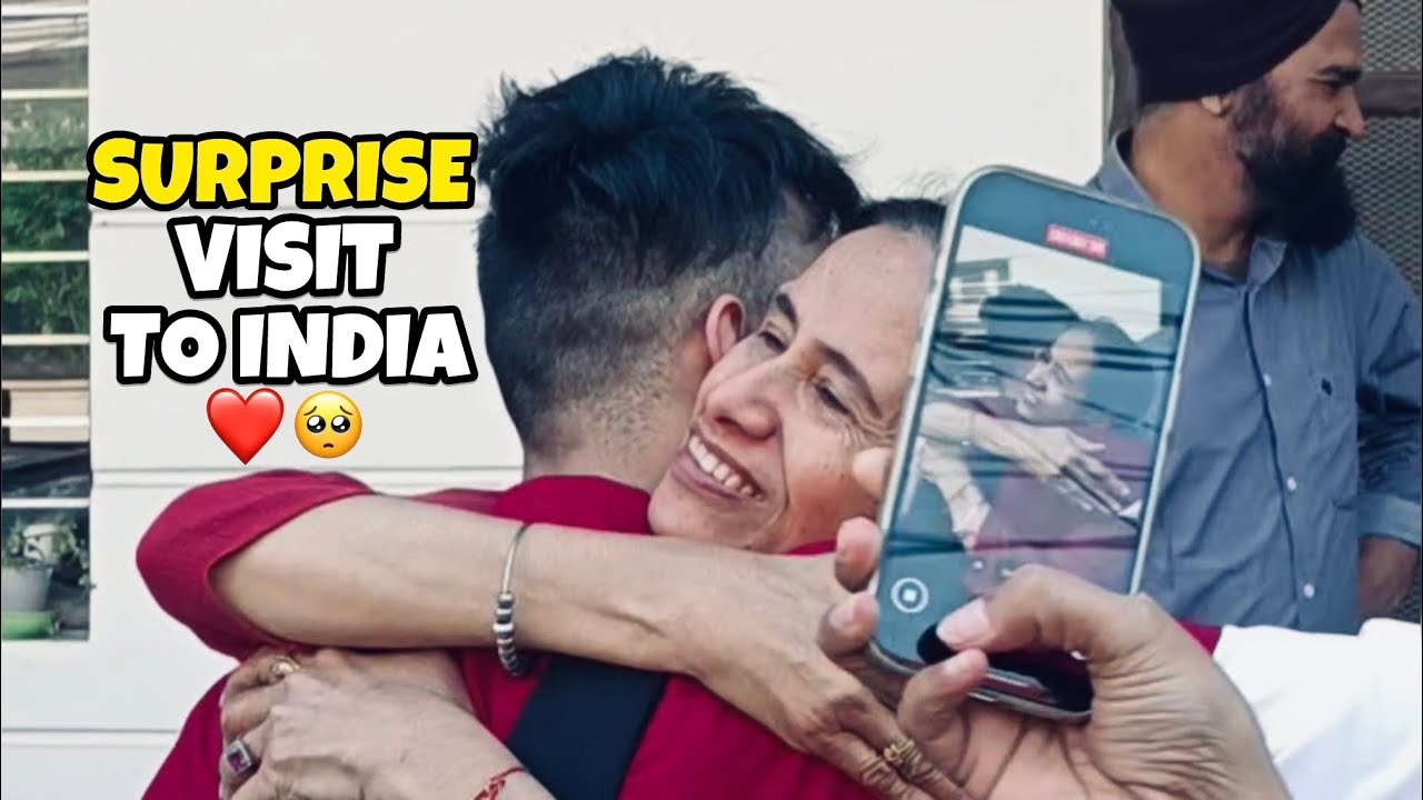 Surprise Visit to India After 3 Years ❤️ | Emotional Moment 🥺