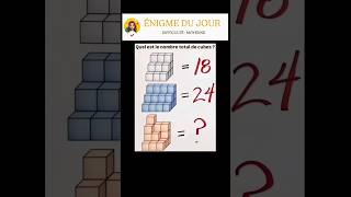 Enigme maths logique 🧩 #enigme #enigmedujour #maths #logique #logicpuzzle