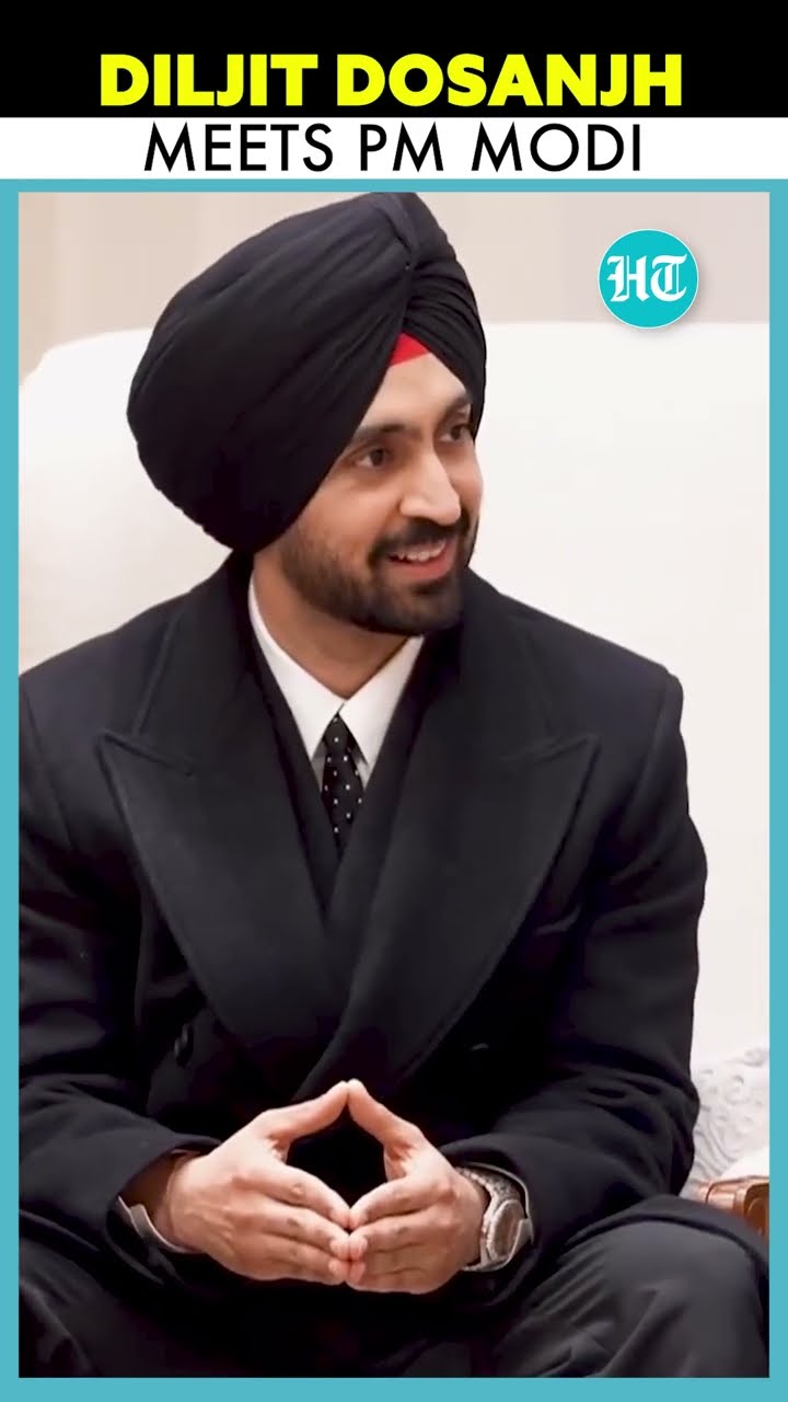 Singer-Actor Diljit Dosanjh Holds Special Meeting With Prime Minister Narendra Modi