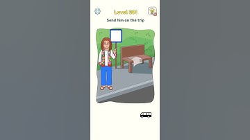 🧠DOP 3 : Draw One Part All Level: 301 Gameplay Solution 🚀🚀 #shorts #youtube