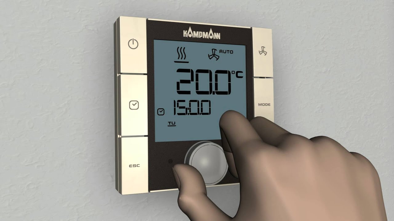 KaControl GLT Raumbediengerät Montagevideo