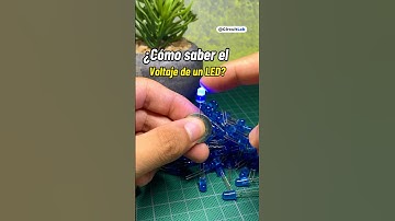 ¿Cómo saber el voltaje de un LED? #electronics #programming #circuitlab
