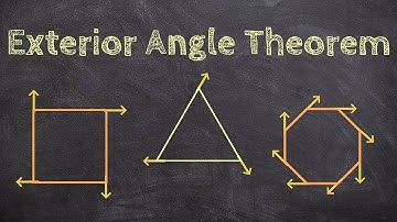 Where does the exterior angle theorem come from