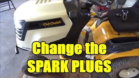 Cub Cadet LTX 1042 KW | How to Change the Spark Plugs