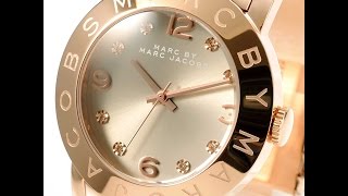 MARC BY MARC JACOBS WATCH MBM3221 AMY CRYSTAL ROSE GOLD REVIEW LADYS MBM3221 マークジェイコブス 腕時計 レディース