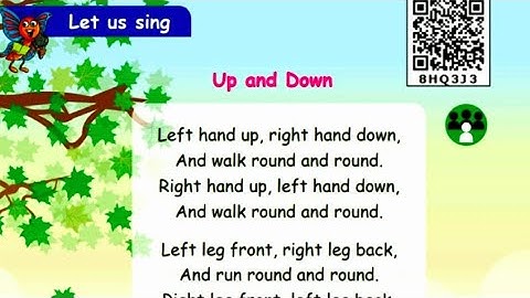 UP and DOWN poem~2nd std Term 1~With Animations 🥳💥💫💫🙃