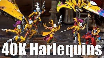 Warhammer 40.000 Aeldari Harlequins Army SHOWCASE - Phantasos Studio