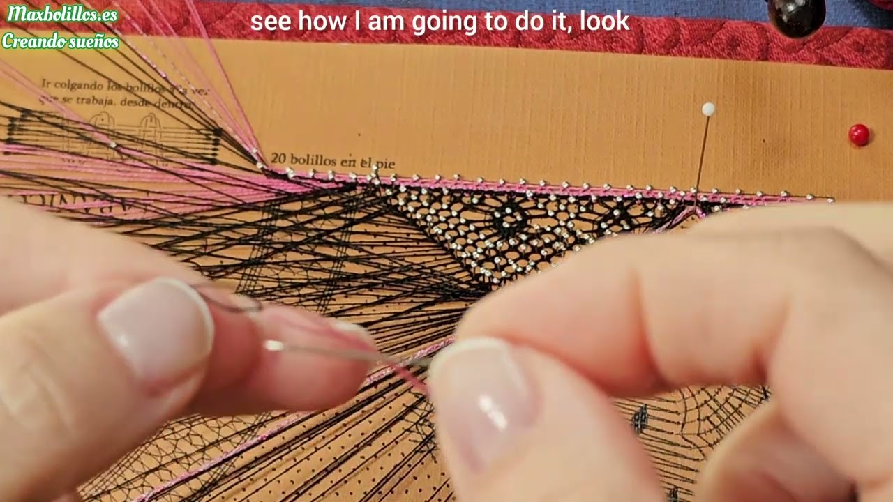 Vídeo 4 Abanico 81 Motivo a medio punto con par añadido