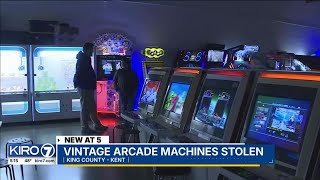 GAME OVER: Vintage arcade machines stolen