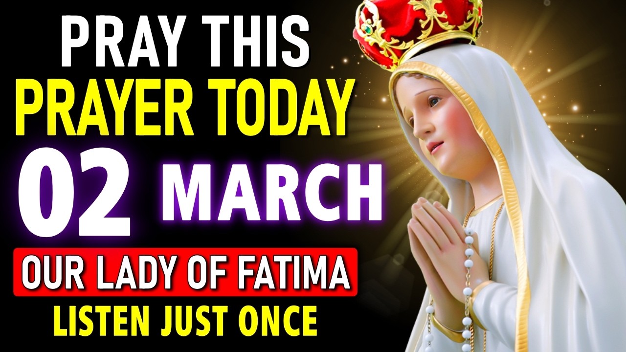 OUR LADY OF FATIMA – PRAY THIS PRAYER ONCE FOR AN URGENT MIRACLE IN YOUR LIFE