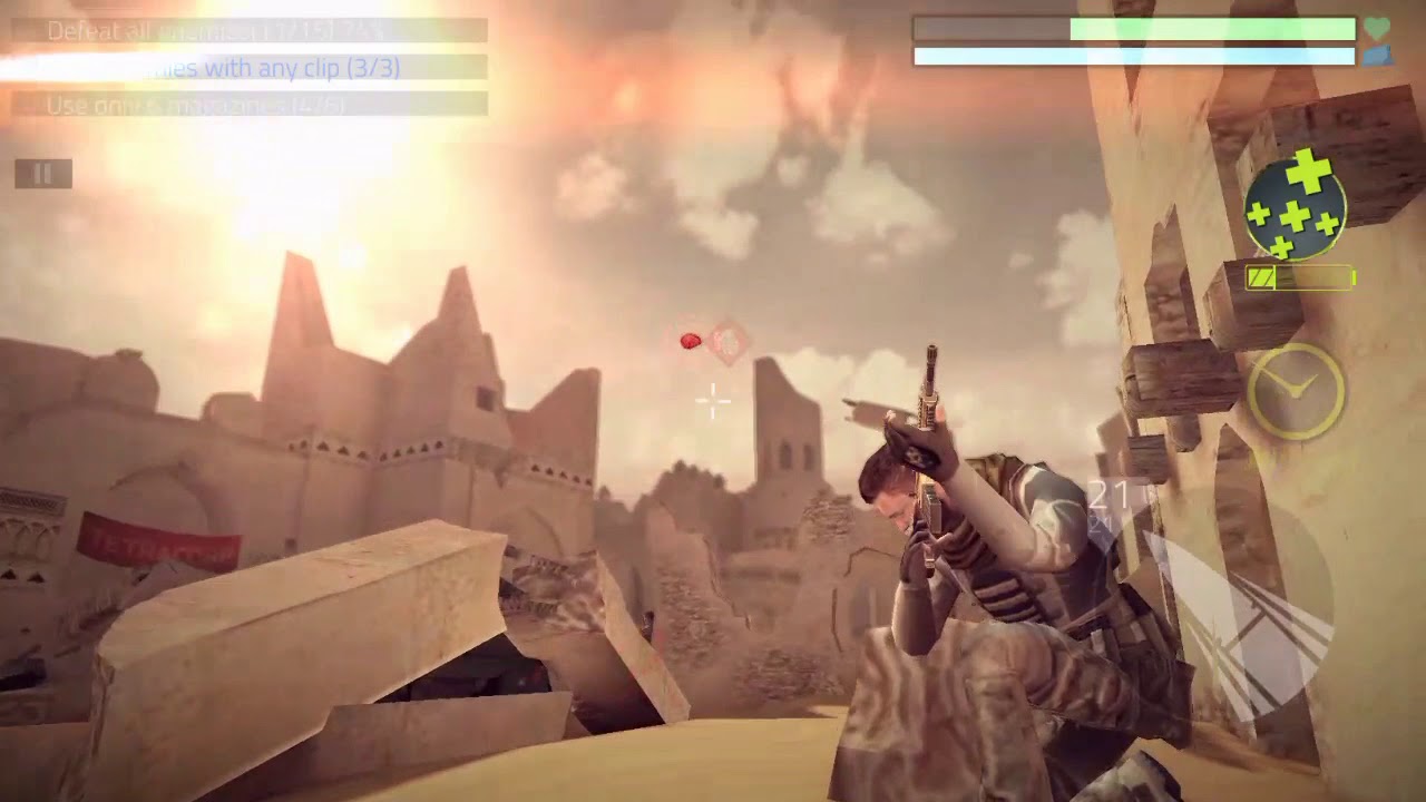 Cover Fire Gameplay : Episode 3 : Al-Shaddar Ruins : Chapter 3-11 : Arcade (Android/iOS)