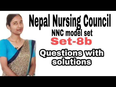 Nepal Nursing Council//model set//Set-8b//Medical With Sanju