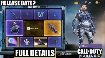 *NEW* Codm Messi Lucky Draw Full Details And Release Date | Legendary CBR4 Lattice Gameplay