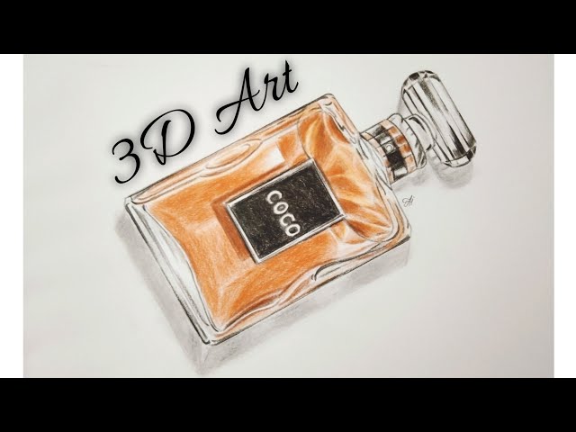 Chanel N5 Perfume Bottle with Studio 3D model