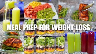 MEAL PREPPING FOR WEIGHT LOSS | RECIPES + TIPS & IDEAS!