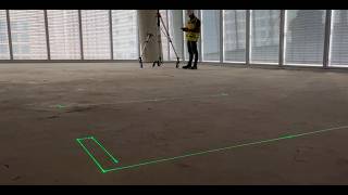 Drywall Framing Layout with Laser Projection | Faster Construction Layout Workflow