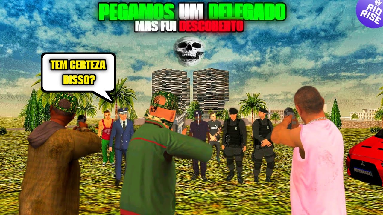 PEGAMOS Um DELEGADO Mas o CHEFE Da POLÍCIA Descobriu 💀 (RIO RISE ROLEPLAY)