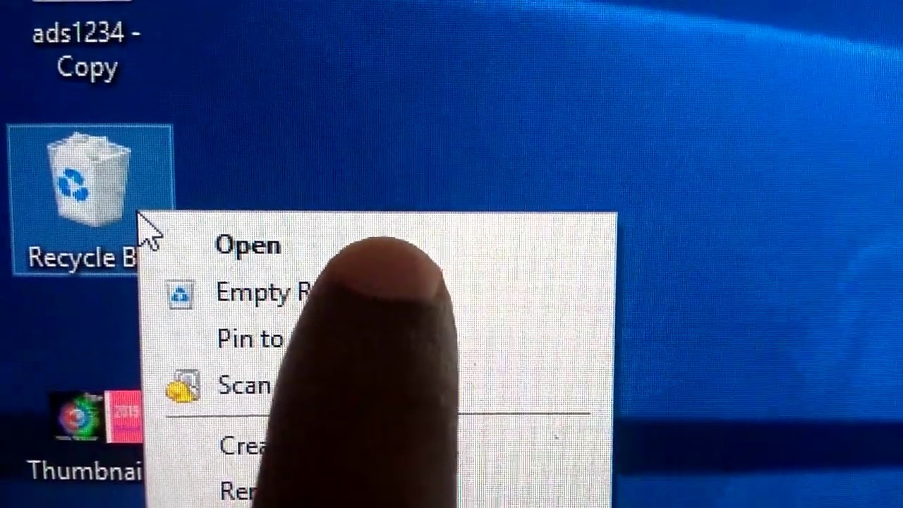 Empty Recycle Bin Windows 10 - YouTube