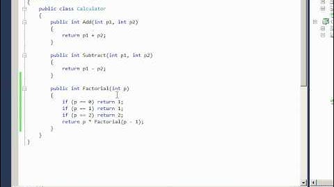 Unit Tests Generation with Pex using Visual Studio 2010 and C# 4.0
