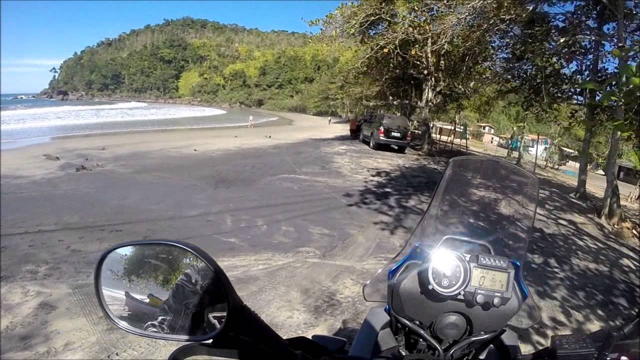 Estrada e praia dos Castelhanos Ilha Bela - 20/07/2015 - XT 660Z Ténéré