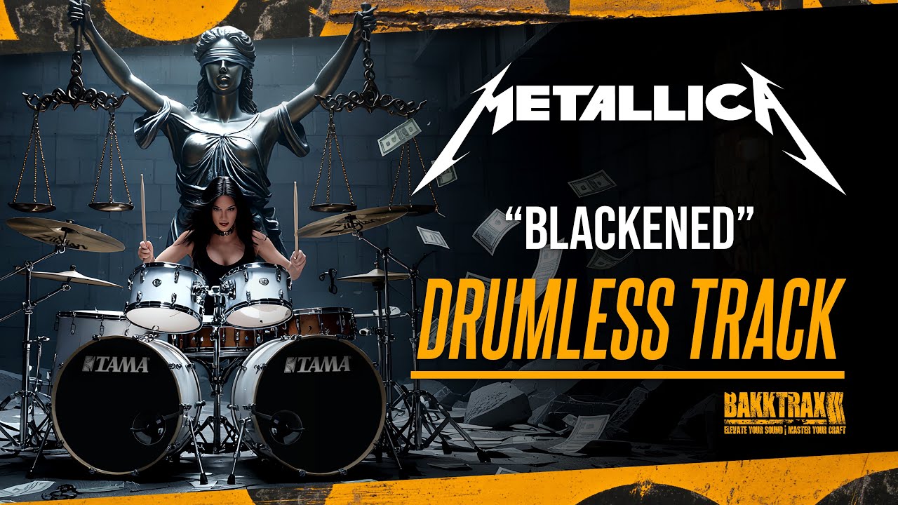 Metallica - Blackened (Drumless) NO DRUMS - High Quality
