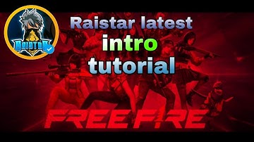 Raistar latest intro tutorial (capcut/VN editor) @RaiStar