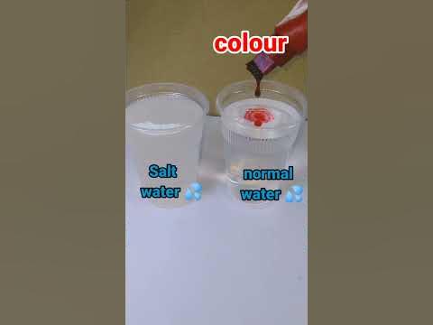 new science experiment with salt and water 💦 do at home very early