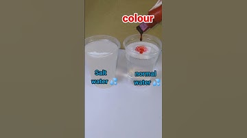 new science experiment with salt and water 💦 do at home very early