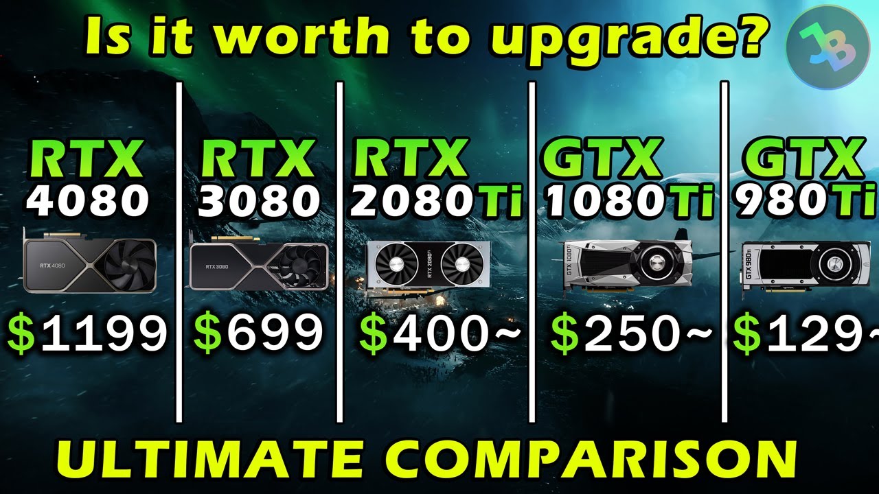 RTX 4080 vs RTX 3080 vs RTX 2080 Ti GTX 1080 Ti vs GTX 980 Ti | REAL Test in 8 Games 1440p - YouTube