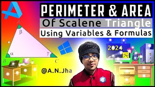 C Program To Calculate The Area Perimeter Of A Scalene Triangle Cpp Tutorials 2024