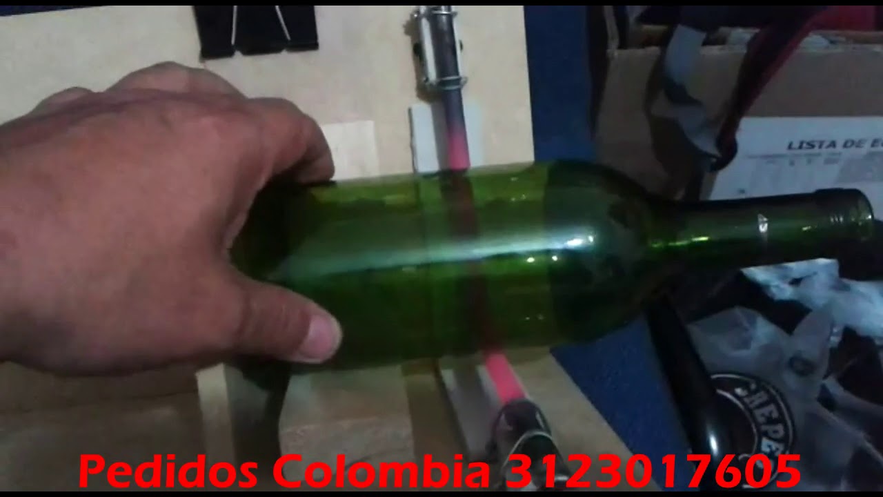 cortadora botellas vidrio electrica resistencia superfuncional - YouTube