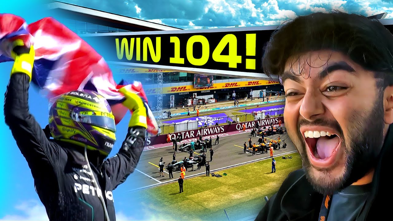 I Saw Lewis Hamilton WIN AGAIN in Formula 1 in Person LIVE! | British GP 2024 Vlog