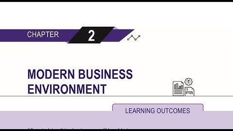 SCMPE Chapter 2: Modern Business Environment Part 3