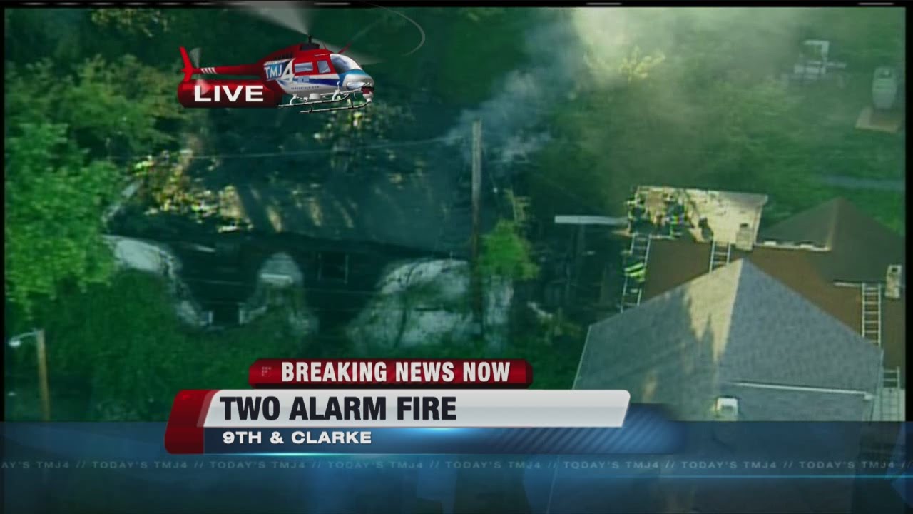 3 people displaced following fire on Milwaukee's north side - YouTube