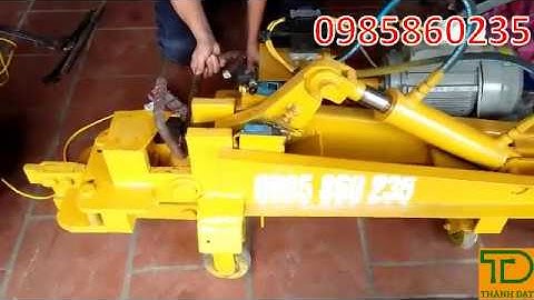 MÁY CẮT SẮT THỦY LỰC | MÁY UỐN SẮT THỦY LỰC | THÀNH ĐẠT - 0985860235
