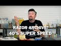 Razor Archive Series: Gillette 1940's Style Super Speed Double Edge Safety Razor