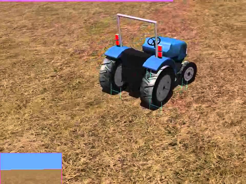 Tractor Robot Simulation Webots Youtube