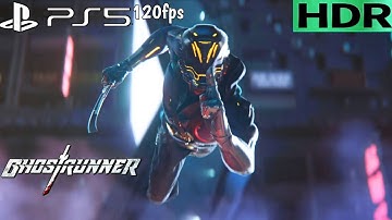 Ghostrunner (PS5) 120FPS HDR Performance Mode Gameplay Walkthrough Part 1 (FULL GAME) No Commentary