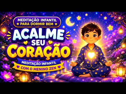 Meditação para criança Dormir e relaxar - Acalme seu coração